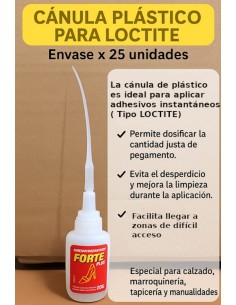 CANULAS CIANOCRILATO BOLSAS 25